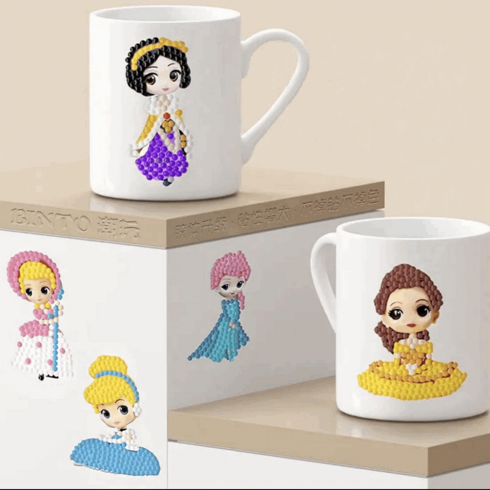 Set pictura diamante, 5D, printese, pentru copii si adulti incepatori, 12 piese [2]