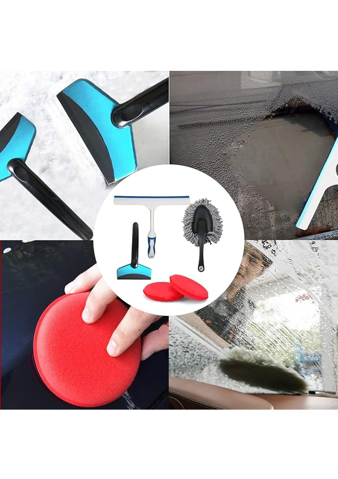 Set Profesional pentru Curățare Auto, 22 Piese cu Perii Detailing, Accesorii pentru Curățare Interior și Exterior, Inclusiv Perii cu Atașament pentru Bormașină [6]