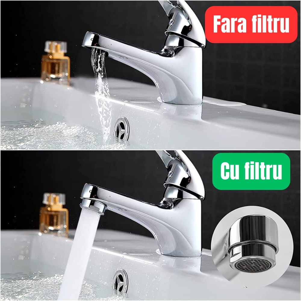 Sita aerator baterie M18 perlator robinet cromat set 6 bucati cu cheie [5]