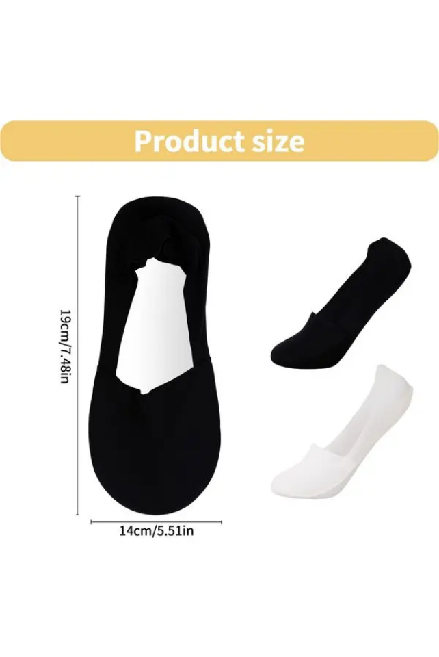 Șosete Invizibile Anti-Alunecare pentru Activități Diverse, One Size GLAITC - 78XX [2]
