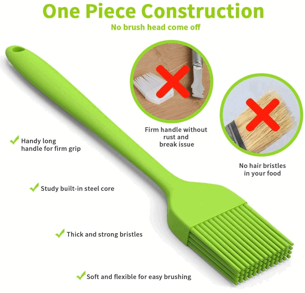 Spatule silicon, Milaloko, Set de 5 piese, fabricat din silicon de calitate alimentara, sigur si netoxic, design dintr-o singura bucata, rezistenta, Multicolor [4]