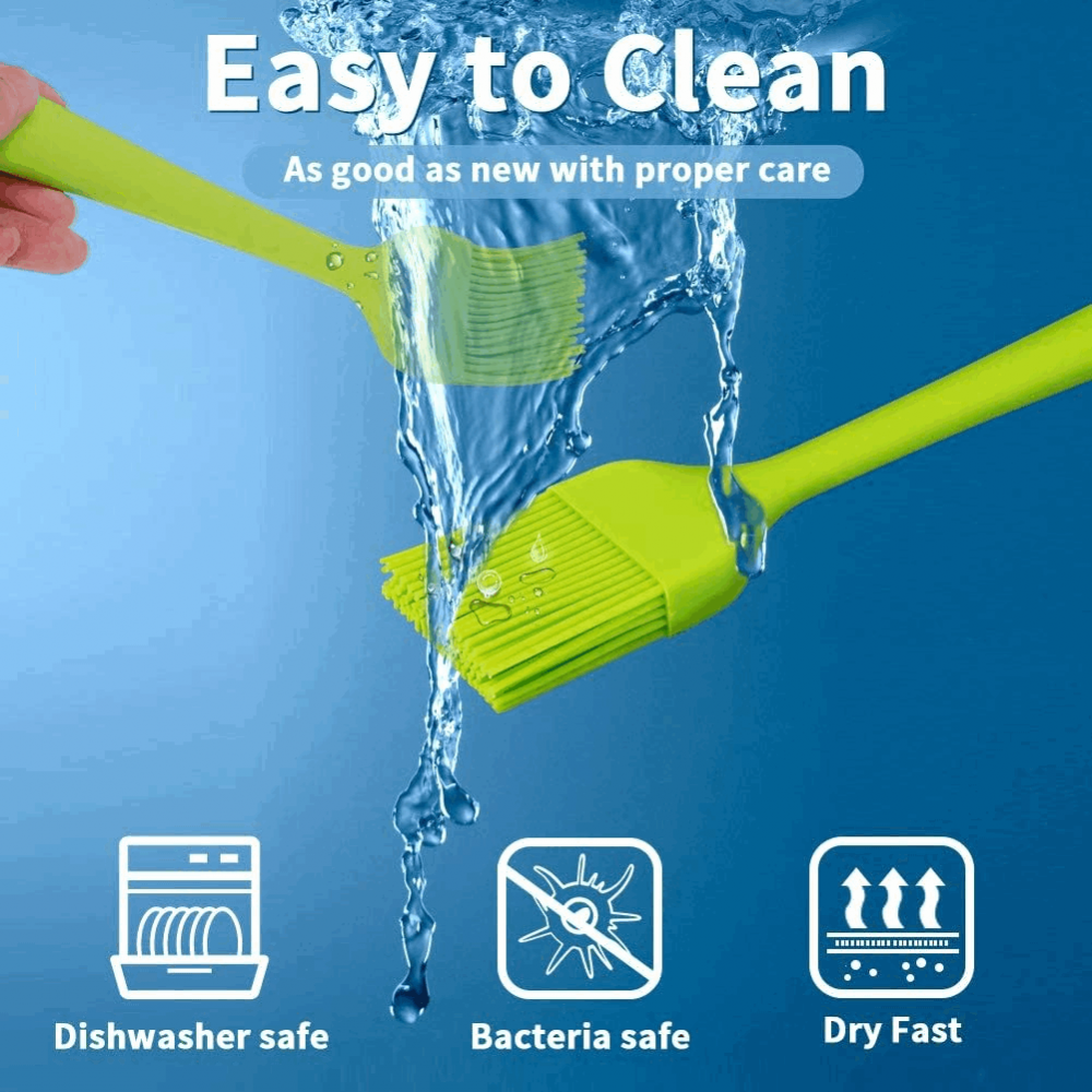 Spatule silicon, Milaloko, Set de 5 piese, fabricat din silicon de calitate alimentara, sigur si netoxic, design dintr-o singura bucata, rezistenta, Multicolor [3]