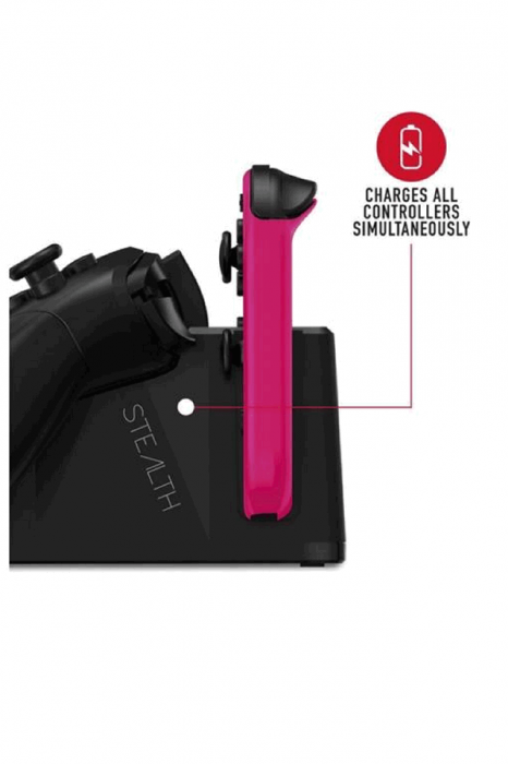 Statie de incarcare pentru controller Nintendo Switch, Stealth, Negru [3]