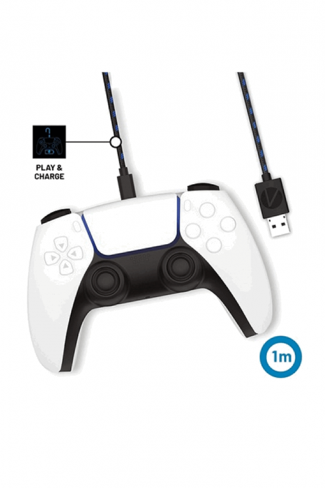 Statie dubla de incarcare pentru controller PS5, Stealth, Negru [2]