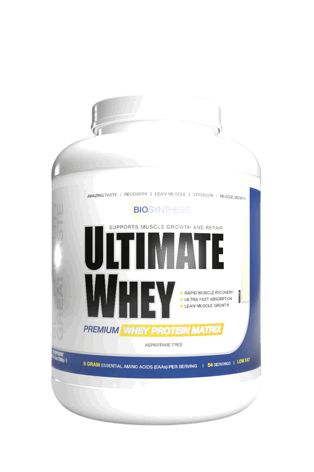 Supliment alimentar pentru cresterea masei musculare, Ultimate Whey, BioSynthesis, caramel sarat ,2000g [1]