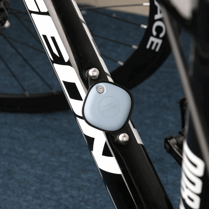 Suport de urmarire a locatiei pentru biciclete, compatibil cu Samsung Galaxy Smarttag+ , Huayu, negru [4]
