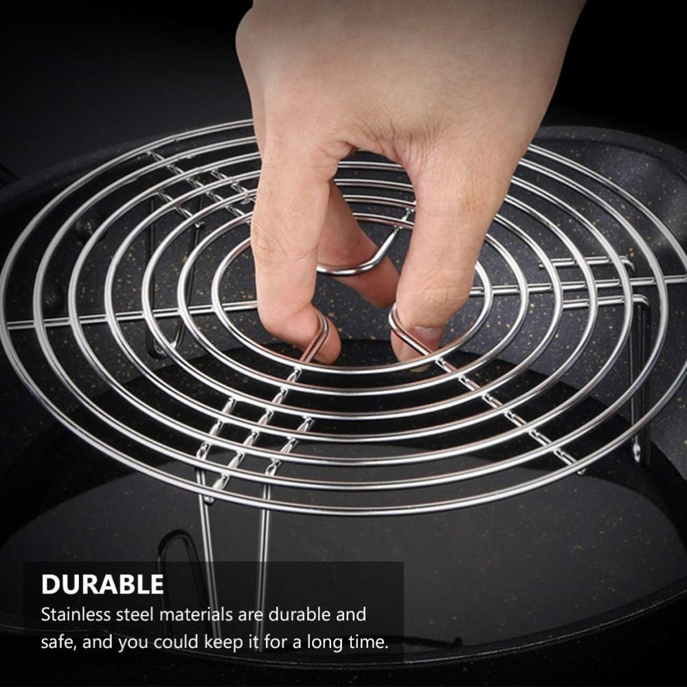 Suport din Oțel Inoxidabil pentru Gătit la Aburi, Inserție pentru Oale, Răcire și Copt, 19.5 cm, Yardwe [2]