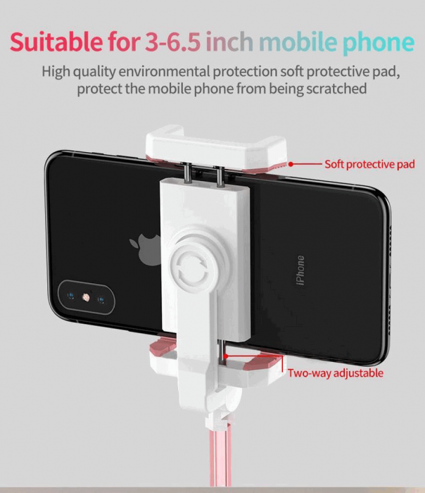 Suport telefon multifunctional roz, NX8 [3]