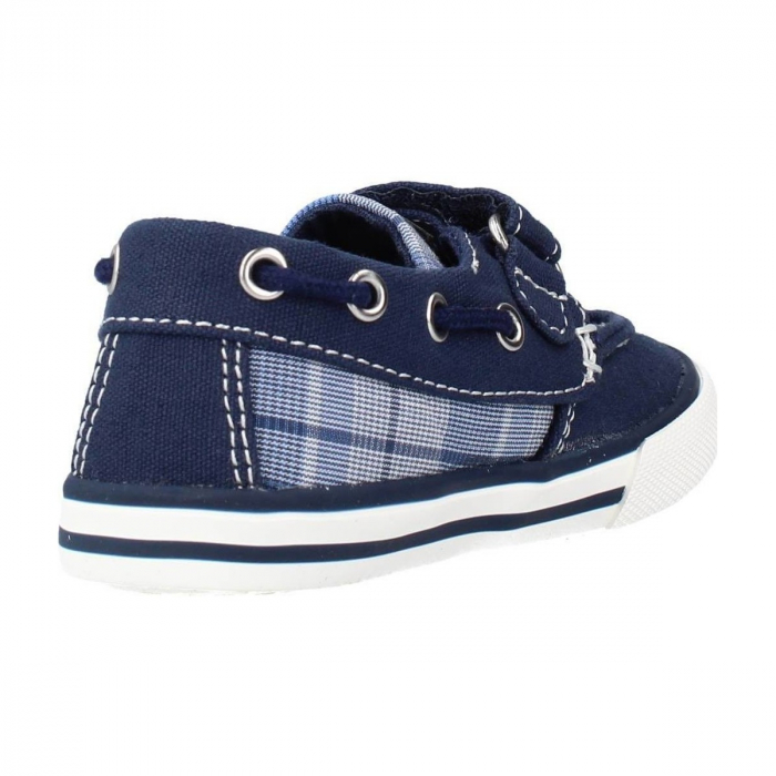 Tenisi de denim cu banda velcro, Chicco, bleumarin, marime 21 [5]