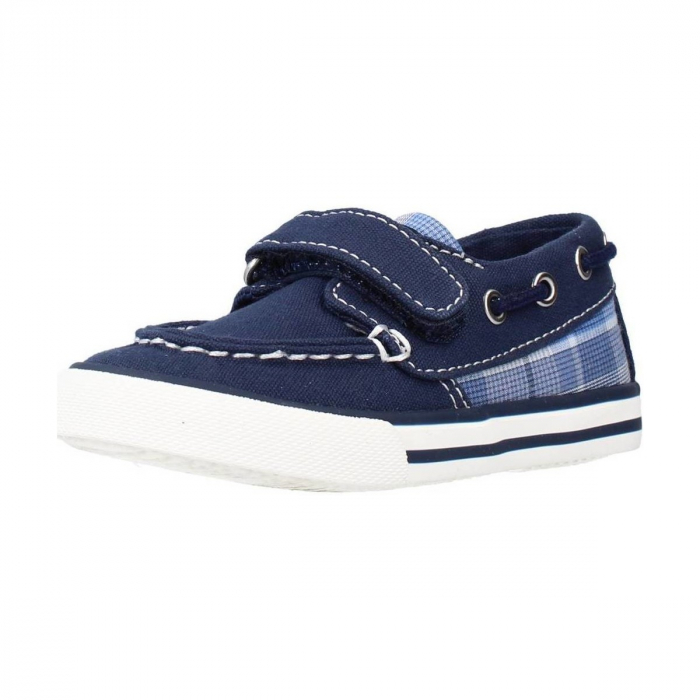 Tenisi de denim cu banda velcro, Chicco, bleumarin, marime 21 [4]