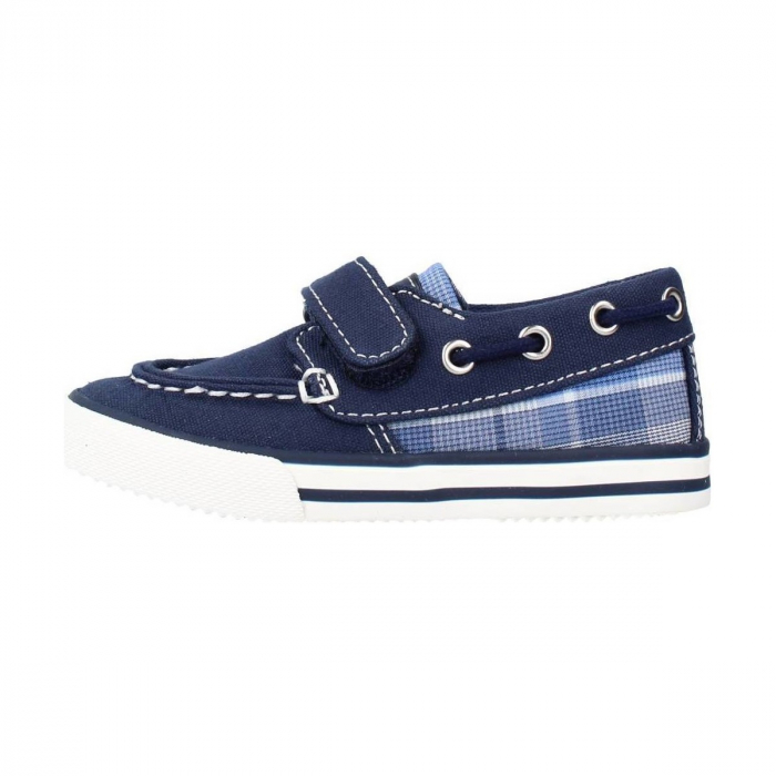 Tenisi de denim cu banda velcro, Chicco, bleumarin, marime 21 [3]