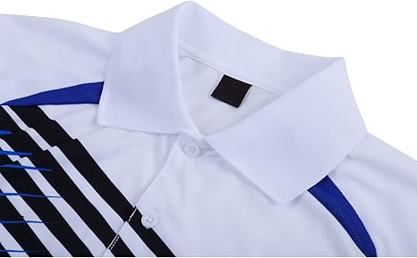 Tricou Polo Sport pentru Bărbați, Material Ușor și Respirabil, Ideal pentru Activități Sportive, Geeksport, Alb [4]