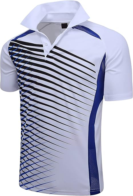 Tricou Polo Sport pentru Bărbați, Material Ușor și Respirabil, Ideal pentru Activități Sportive, Geeksport, Alb [2]