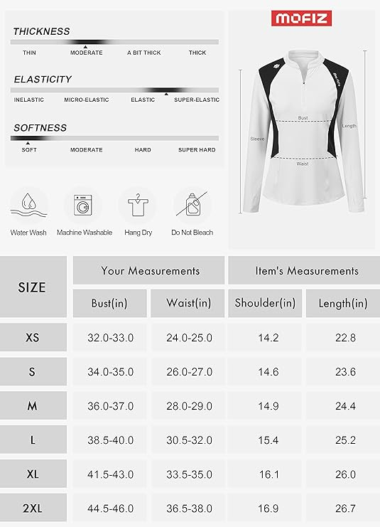 Tricou sport cu maneca lunga dama, respirabil, MoFiz, alb, marime XXL [2]