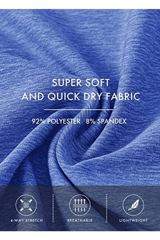 Tricou sport cu mânecă lungă dama, respirabil, MoFiz, albastru [6]