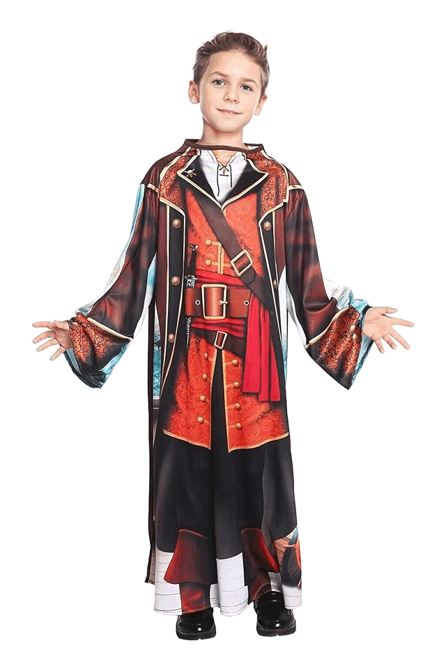 Tunica de pirat pentru baieti, GEMVIE, 10-12 ani 130-140cm [1]