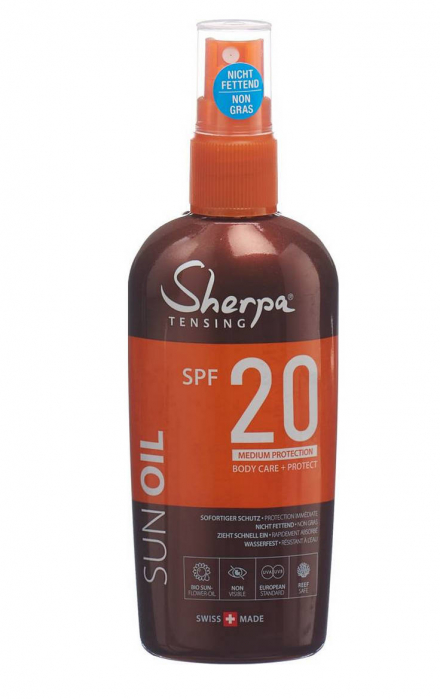 Ulei pentru protectie solara Sherpa Tensing, SPF20, 150ml [1]