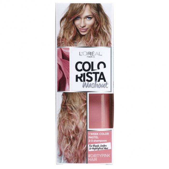 Vopsea de par temporara L'oreal Colorista Washout roz murdar, 80 ml [4]