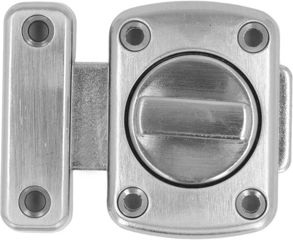 Zăvor cu Răsucire din Aliaj de Zinc, 53 x 63 mm, Culoare Argintie – Sistem de Închidere de Siguranță cu Montaj Ușor și Design Rezistent [4]