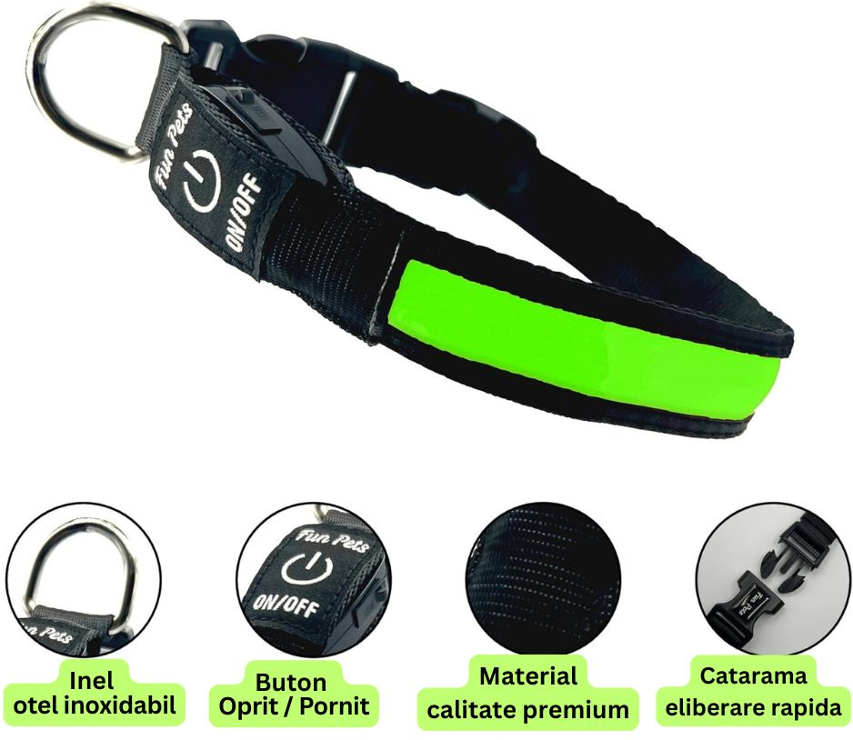 zgarda-led-verde-caine-m-40-50cm-usb-reincarcabila [2]