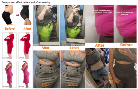 Pantaloni modelatori pentru abdomen și talie,Weisangmi , negru [2]