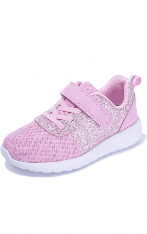 Îmbrăcăminte & Încălțăminte - Adidasi pentru fete, Sport cu Velcro, roz/mov, marime 22