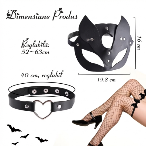 set-masca-pisica-piele-pu-negru-colier-inima-ciorapi-plasa [1]