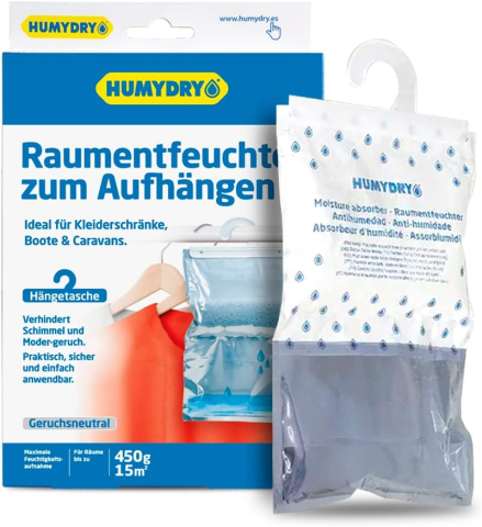Menaj & Curățenie - Absorbant-umiditate-dulap-sac-agatat-Humydry-450g