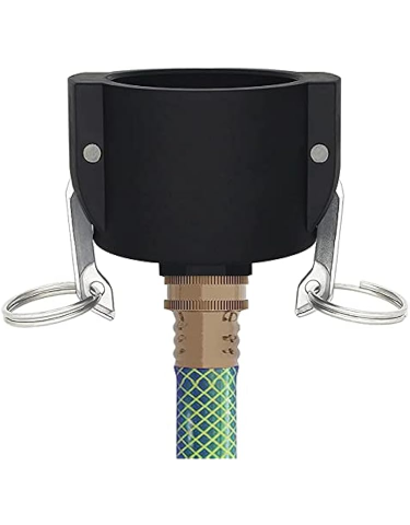 Casă, Grădină & Bricolaj - Adaptor de Scurgere pentru Rezervoare IBC 275/330 Galoane, Racord 2" Camlock la Furtun de Grădină