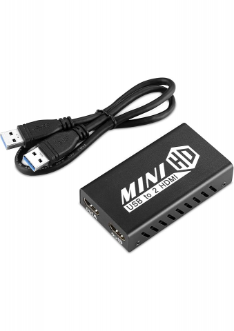 Adaptor USB 3.0 la Dual HDMI, pentru extindere imaginea monitorului, 60Hz - 49PT [0]