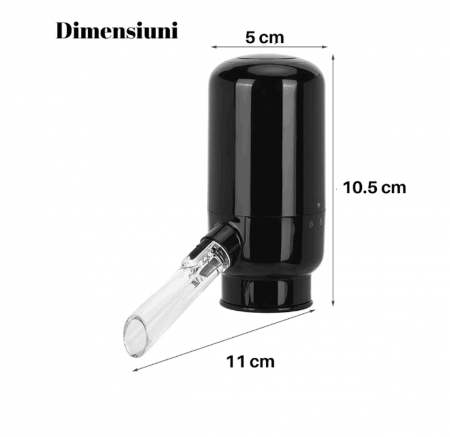 Aerator si Dispenser Automat Electric pentru Sticla de Vin, Profesional, portabil, EASY Making Life Simple, MGS-KD -3 [10]
