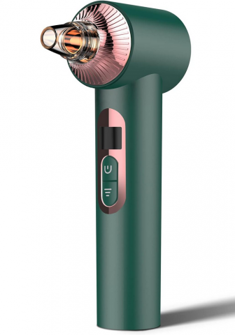 Igienă - Aparat 4 in 1 pentru indepartat puncte negre, sebum, curatare cu fototerapie LED, comprese cald si rece, fancii Clara, 5 Puteri ajustabile, 8 capete, Ingrijire faciala, Incarcare USB, Verde