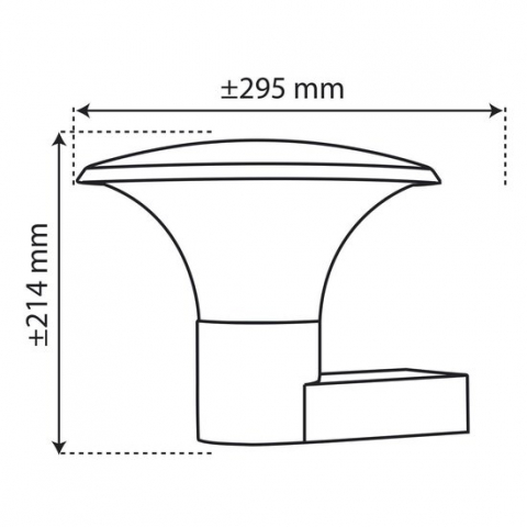 Aplica de exterior Ranex Birmingham neagra [1]