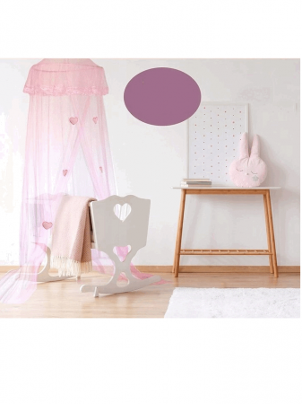 Copii & Bebe - Baldachin de pat roz pentru fete, Canopy