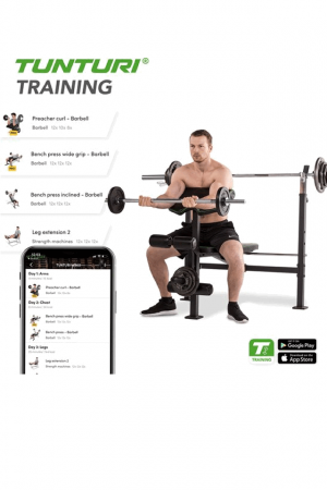 Banca Multifunctionala Fitness, Tunturi WB60, incarcare maxima 150 kg [1]
