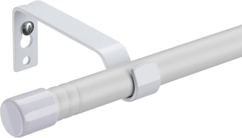 Decorațiuni Casă & Textile - bara-perdea-alb-mat-76-224cm-16mm-harrms