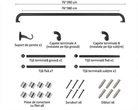 bara-perdea-reglabila-76-380cm-negru-mat-filet-25mm [3]