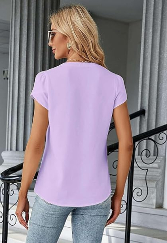 bluza-eleganta-dama-decolteu-v-plisat-teesho [2]