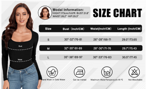 Body cu Mâneci Lungi pentru Femei, TownCat, Design Elegant și Confortabil, Material Premium, gri, marime M, MG0Z [4]