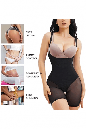 Body modelator pentru femei, KUMAYES, negru, M [3]
