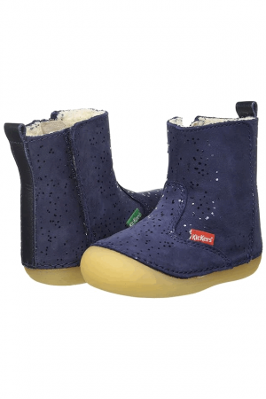 Botine Kickers pentru fete Socool Cho, Bleumarin, 18 EU [1]