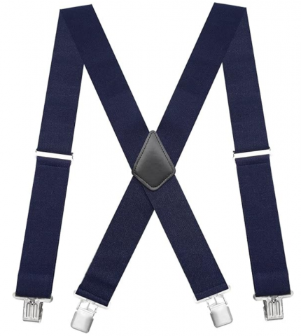 Accesorii barbati - Bretele Elastice latime 5 cm, Forma X, 4 Clipsuri Metalice Rezistente, Unisex