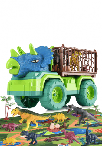 Camion de jucarie Triceratops, EPPO, Dimensiune 15 × 20 × 35 cm, Material ABS [6]