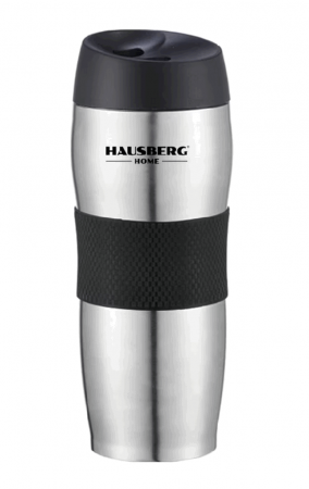 Sport & Travel - Cana termos Hausberg HB-H1459, Capacitate 450 ml, Inox