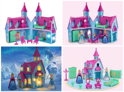 castel-muzical-papusi-copii-cu-accesorii [4]