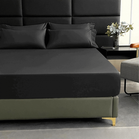Cearceaf cu elastic, negru, pentru toate anotimpurile, Qidordour [3]