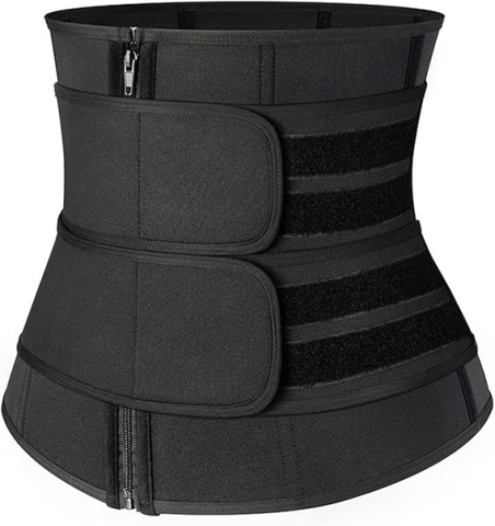 Lenjerie modelatoare - centura-modelatoare-talie-femei-aoleytech-neagra