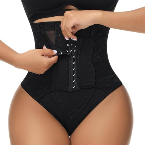 Lenjerie modelatoare - chilot-modelator-dama-figninget-talie-inalta-tanga-control-abdomen