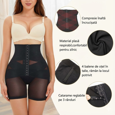 chilot-modelator-pantaloni-scurti-dama-gotoly-negru-talie-inalta-compresie [2]