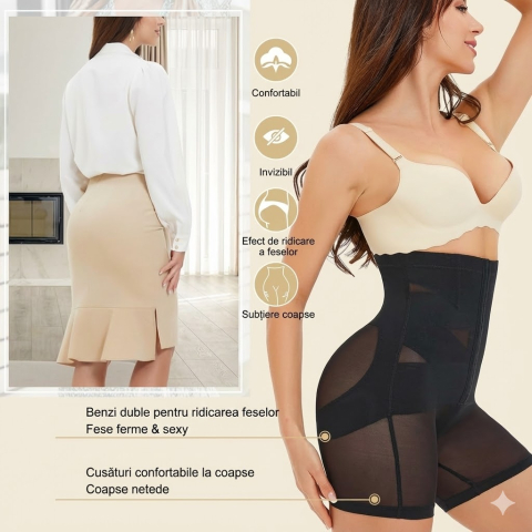 chilot-modelator-pantaloni-scurti-dama-gotoly-negru-talie-inalta-compresie [5]